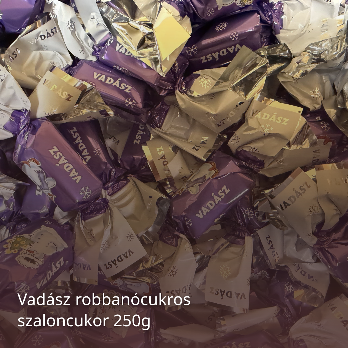 Vadász robbanócukros szaloncukor 250g | Csokiposta